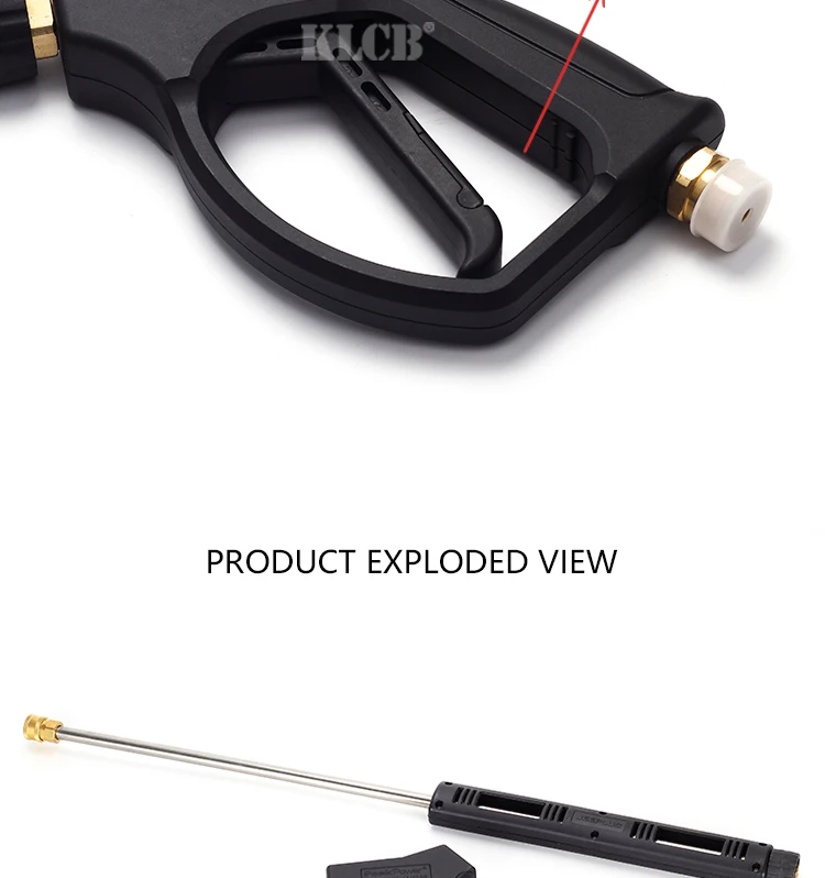Herramienta de limpieza de alta presión de lavado de coches pistola de agua de alta presión de lavado de coches pistola de espuma pistola de agua