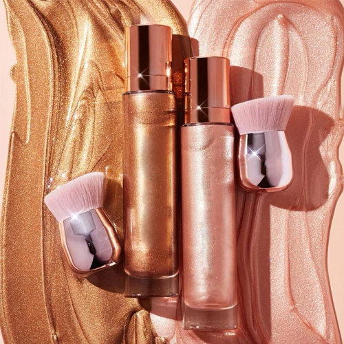 sunshine gold private label natural organic body shimmer oil