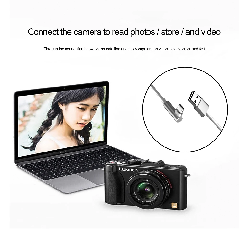 Factory Price USB Type C Cable 3 A Fast Charging C-type Charging Cable Splitter - ANKUX.COM