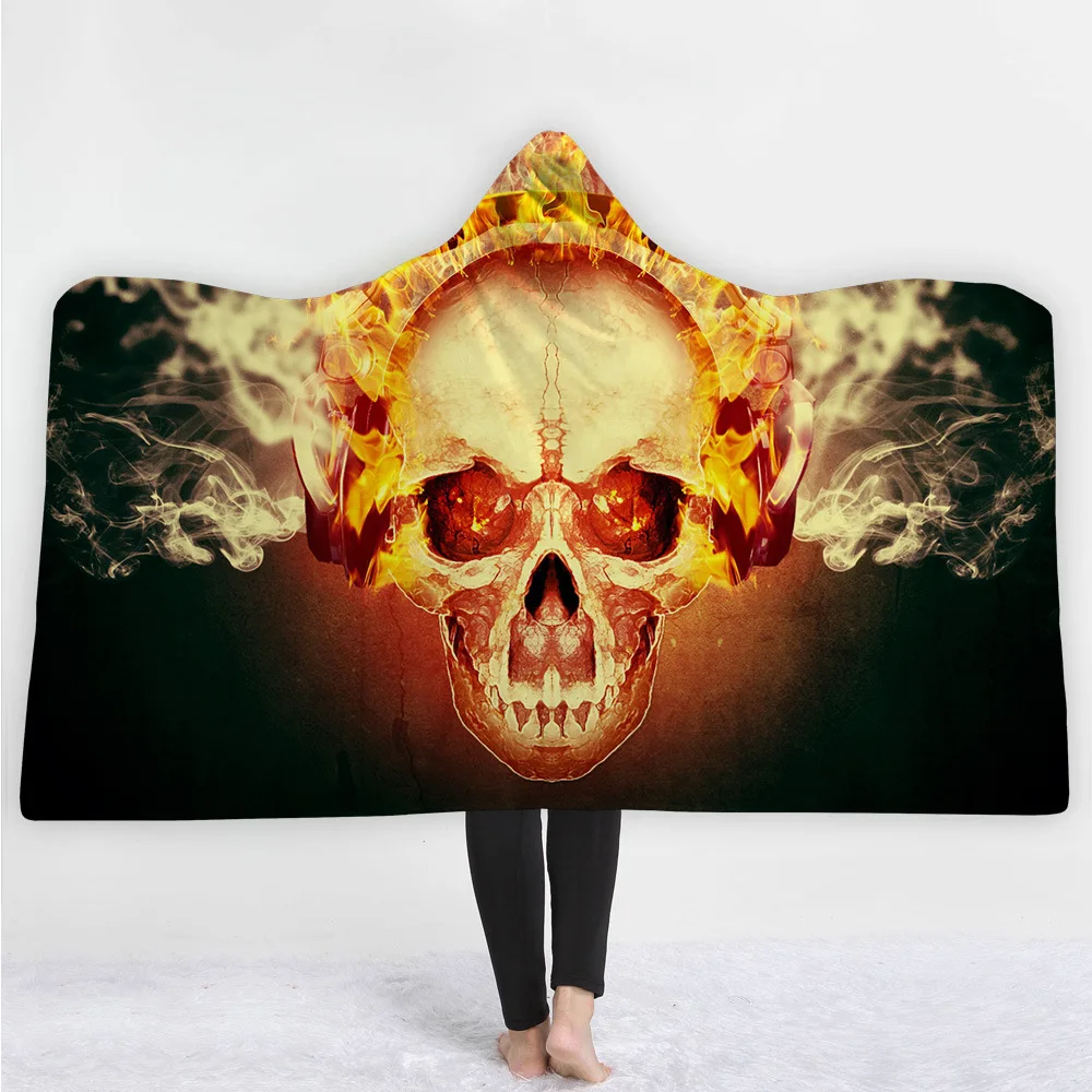 
Hot sale Amazon sublimation digital print oversize hoodie custom fleece blanket with print 