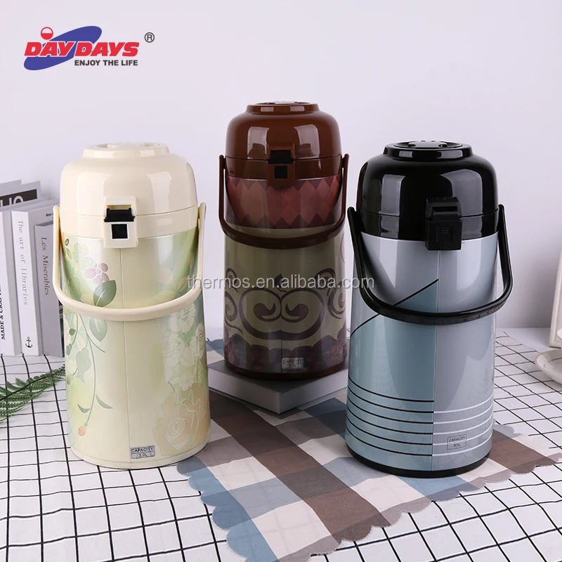 3.0L Vacuum Flask Water Bottle Hot Selling Air Pump Pot Iron Body