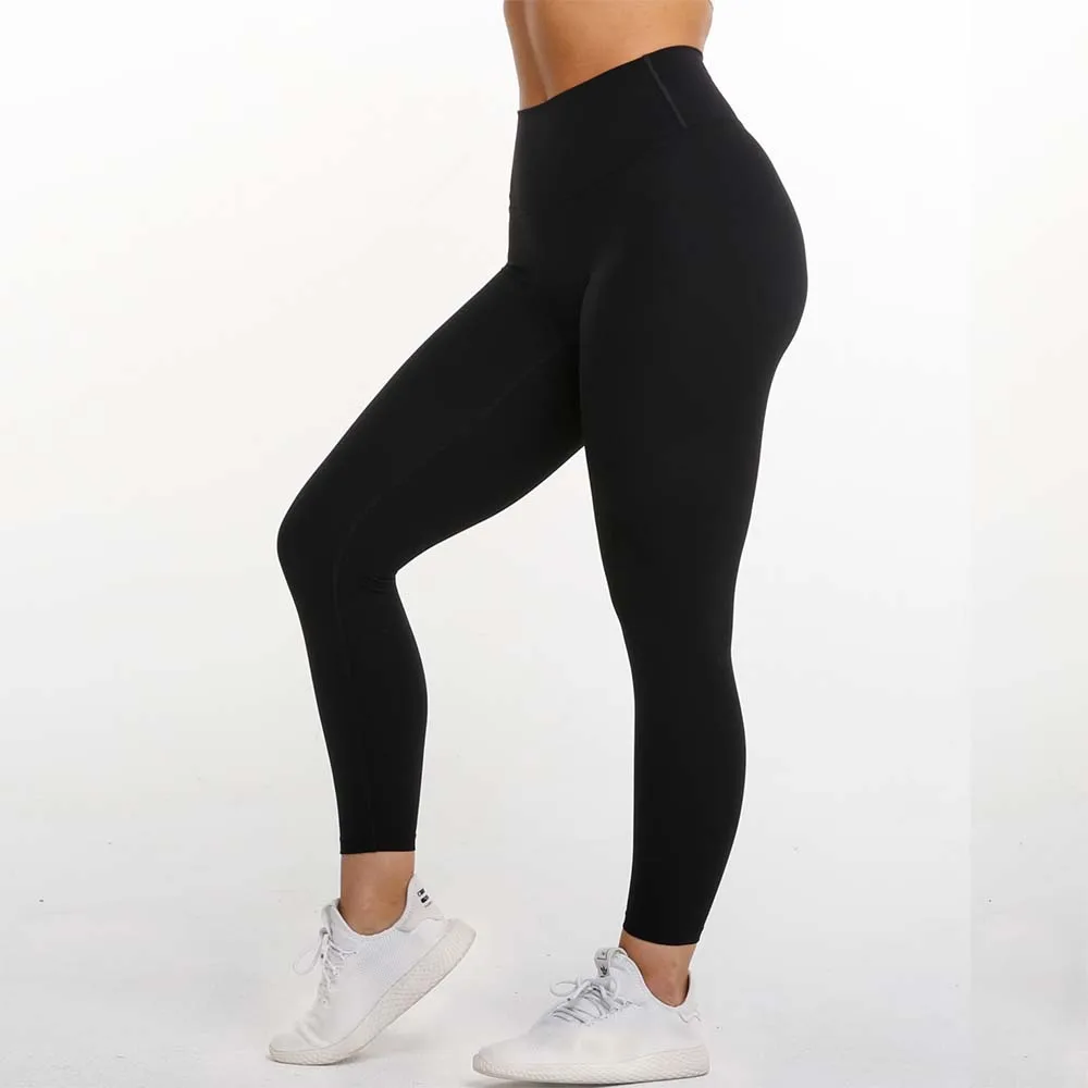 Custom Fitness Ladies Training Yoga Apparel Sports Pants Gym High Waist Workout Tights Scrunch 