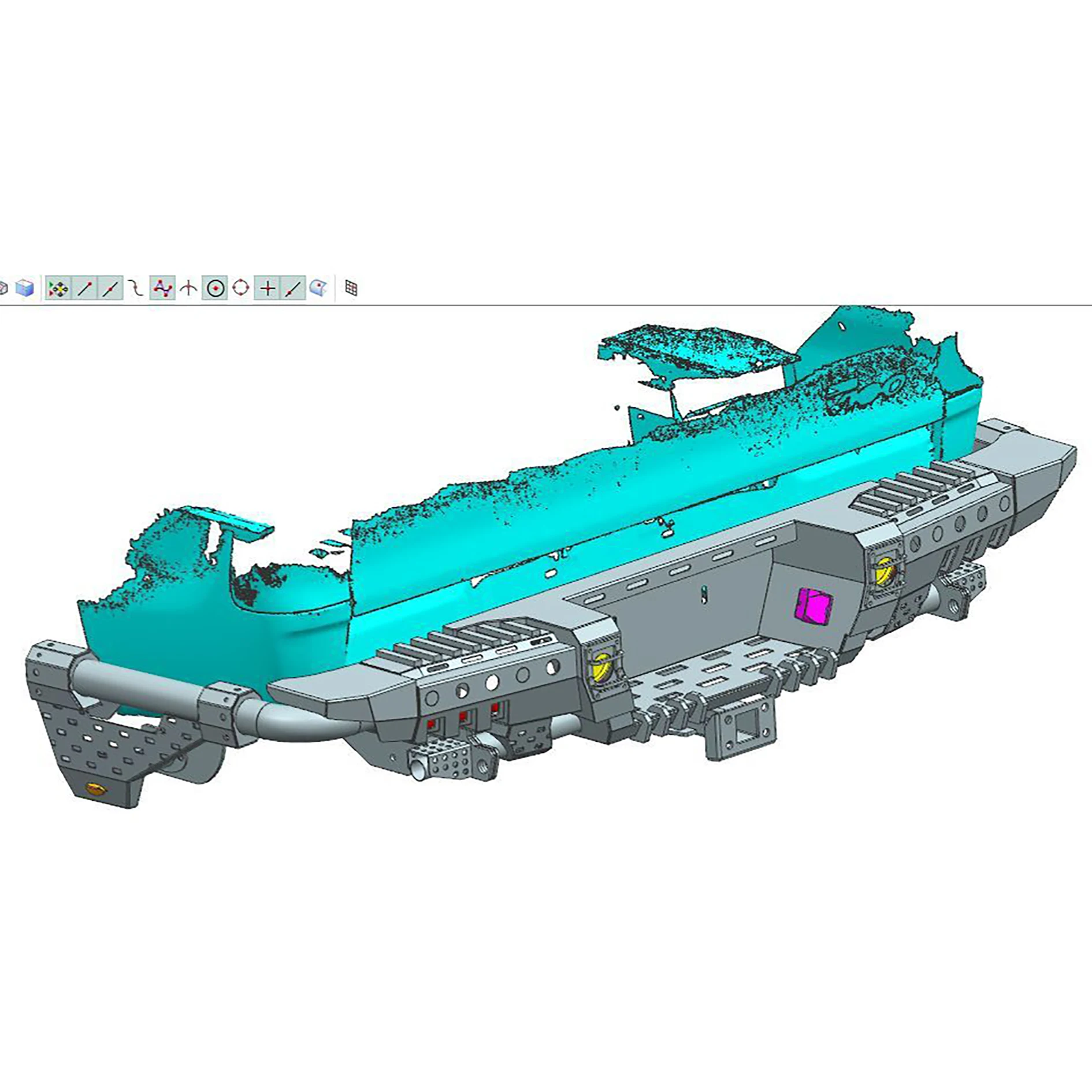 Pickup Hilux Rear Bumper Body Kits For Toyota Hilux Ford Ranger Nissan