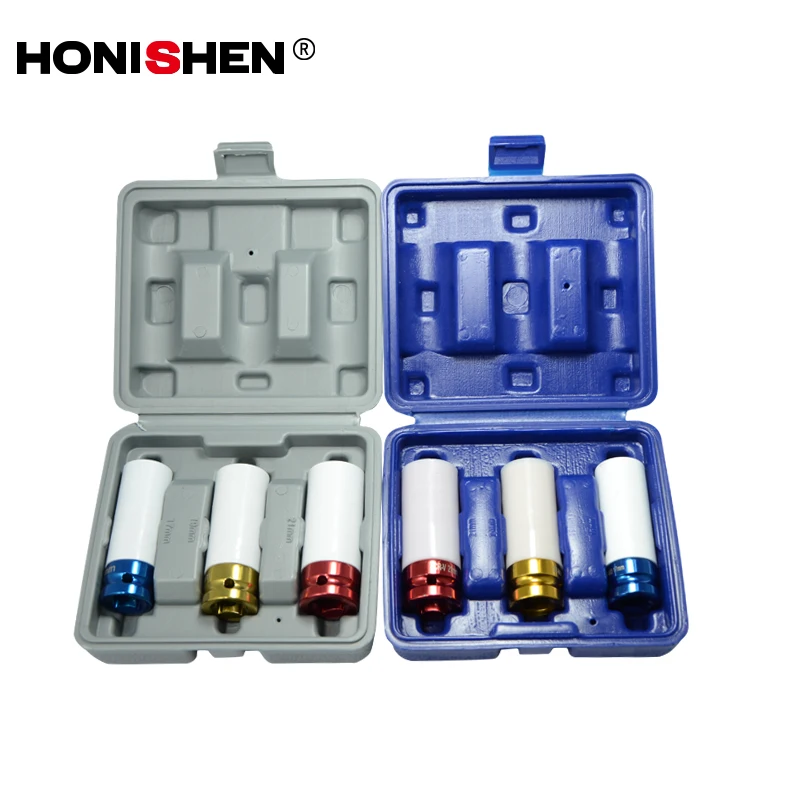 3 Pcs Spark Plug Socket Set 17mm/19mm/21mm Hex Size Buy Spark Plug