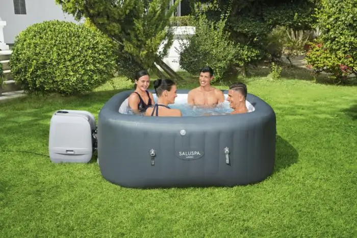 Bestway 60032 Hawaii Hydro Swift Current Portable Hot Tub Inflatable ...