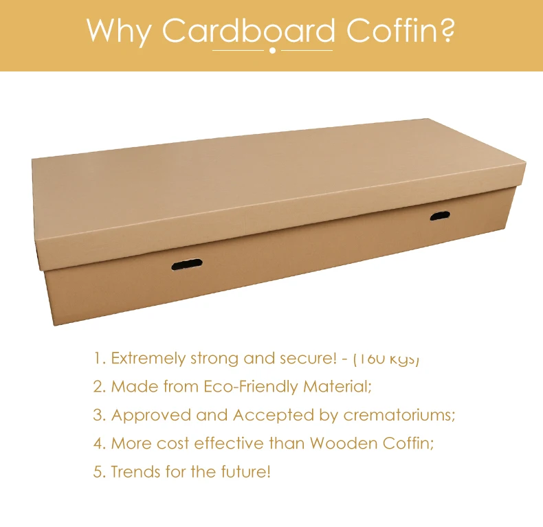 High Quality Cardboard Cremation Casket With Good Price Cardboard