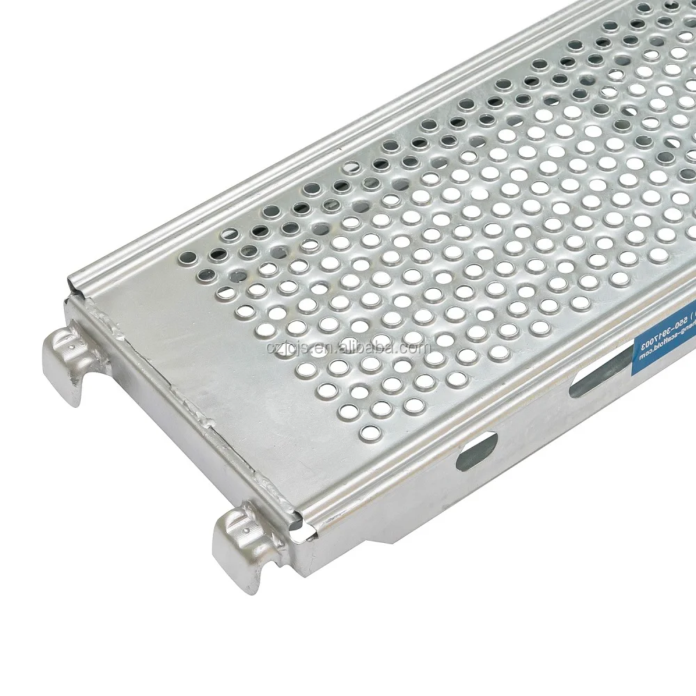 镀锌钢跳板户外脚手架梯子木板预镀锌穿孔钢板/金属甲板