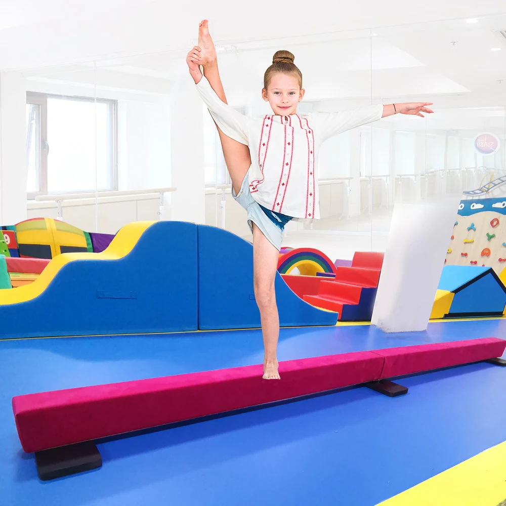 Adjustable Balance Beam Gym Training Equipments Gymnastics Low Balance