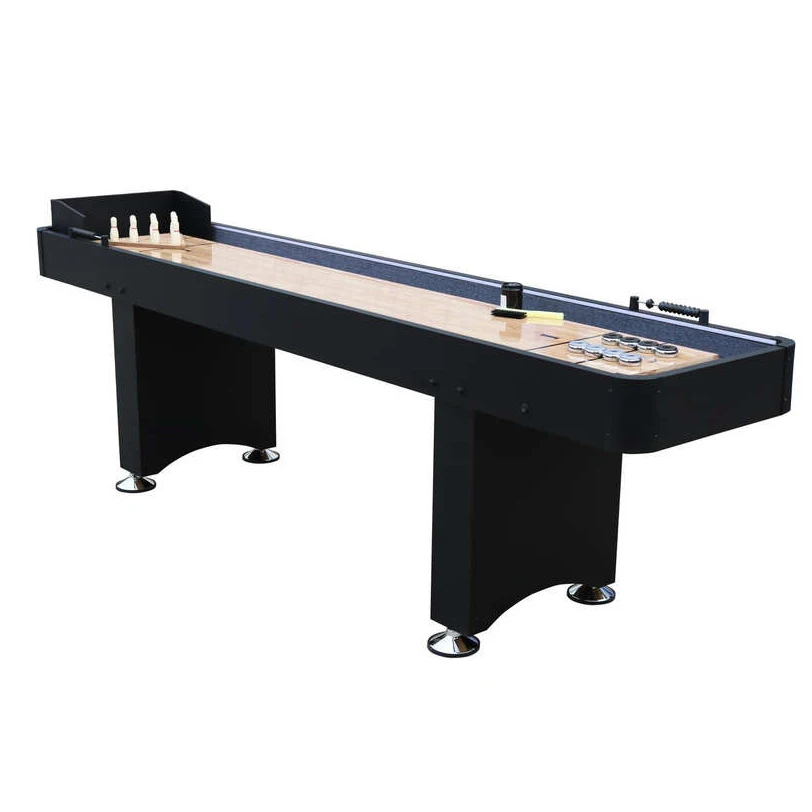 9ft Classic Solid Wood Shuffleboard Game Table Factory Wholesale Indoor