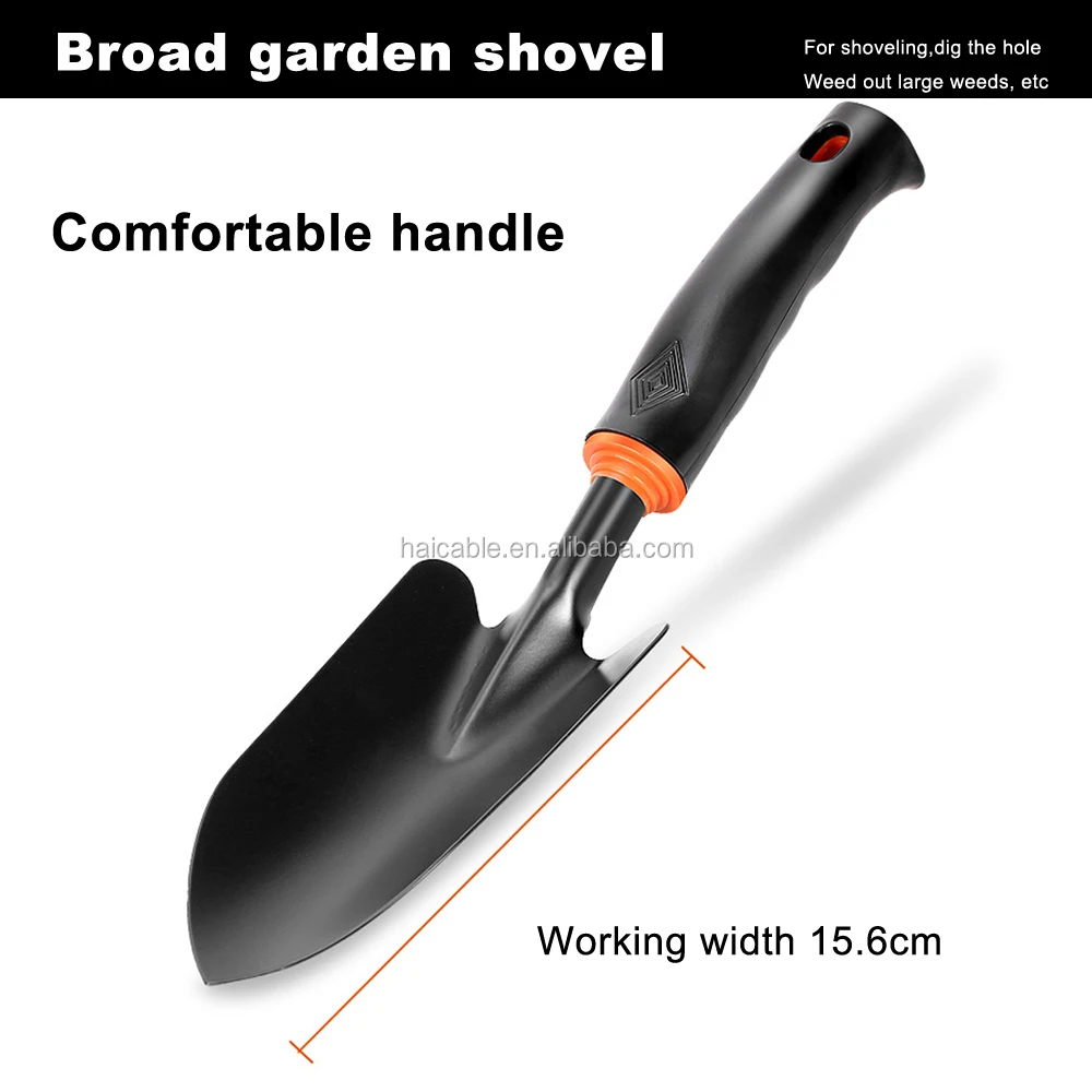 iron metal Small Shovel Gardening agro Hand Tools plant soil Spade Tools Blue 