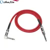 Factory Direct Sale 6.35mm Male to Male Bass Electric Guitar Sound Cable Noise Reduction Audio Cable