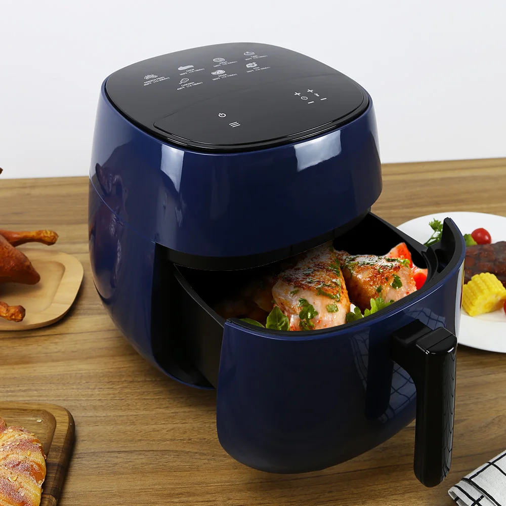 4L 4.5qt BPA Free Nonstick Frying Pot Hot Air Fryers Oilless Cooker - China Air  Fryer and Deep Electric Air Fryer price