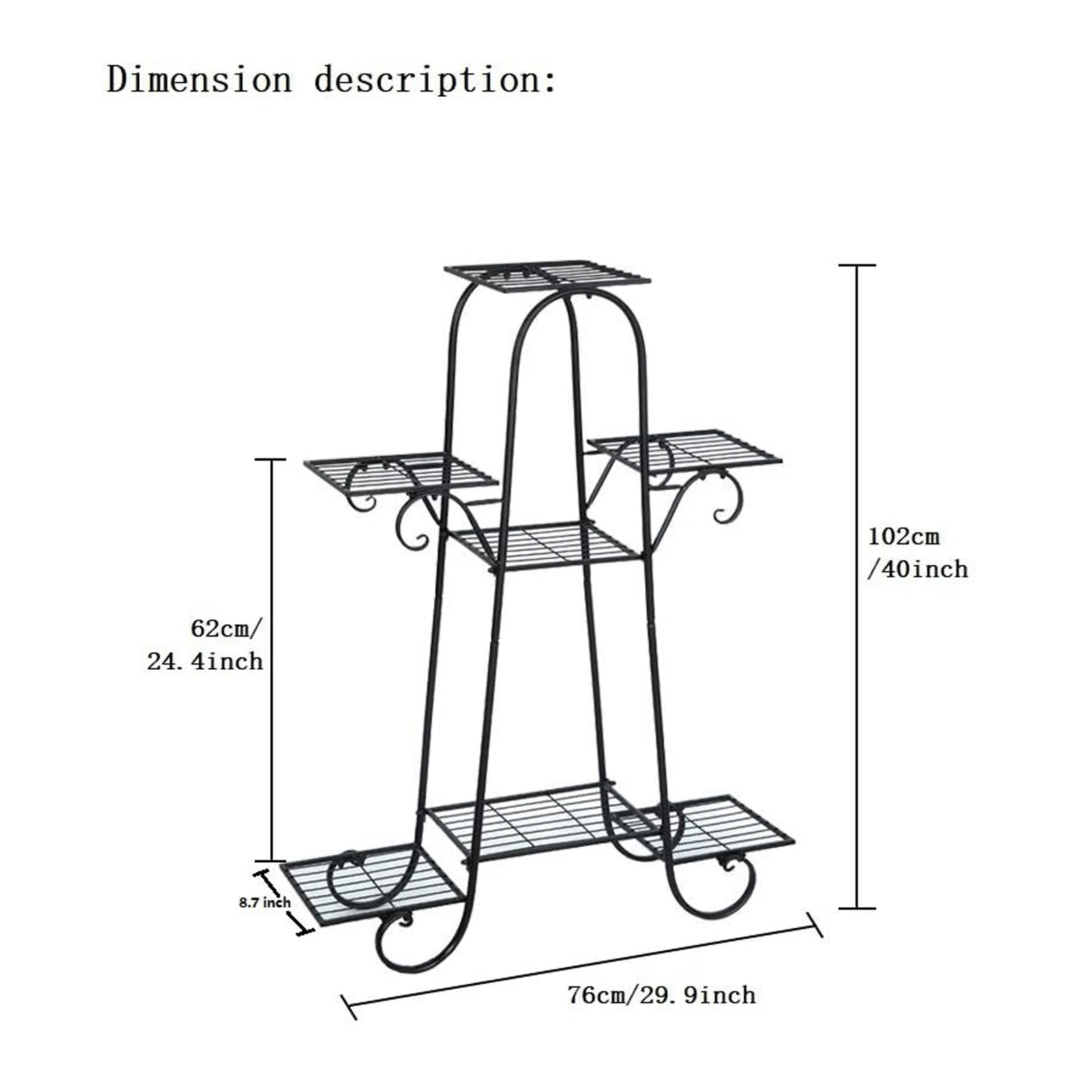 Plant Stand,Indoor Outdoor Mid Century Plant Holder,Wholesale Modern Tiered Plant Stand Flower