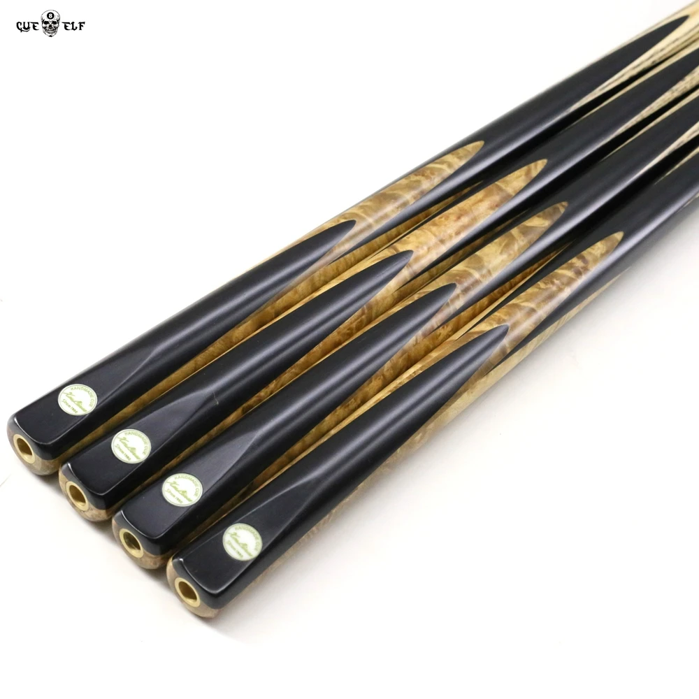 Cueelf Professional Ebony Handmade Snooker Pool Cue Stick With Joint