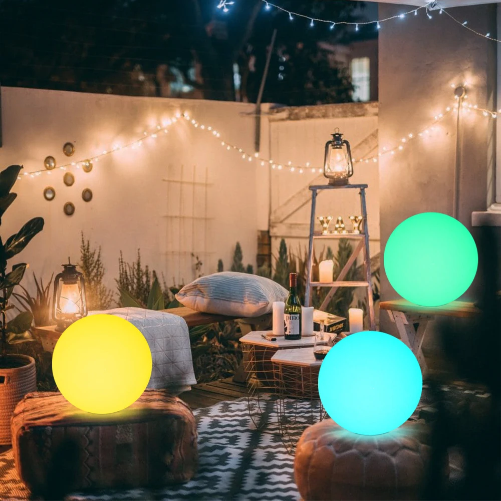 ip65 waterproof smart 30cm led ball  garden party landscape light-4