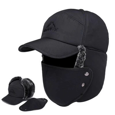 E540 Fashion Women Man Winter Outdoor Warm Baseball Cap Thicken Trapper ...