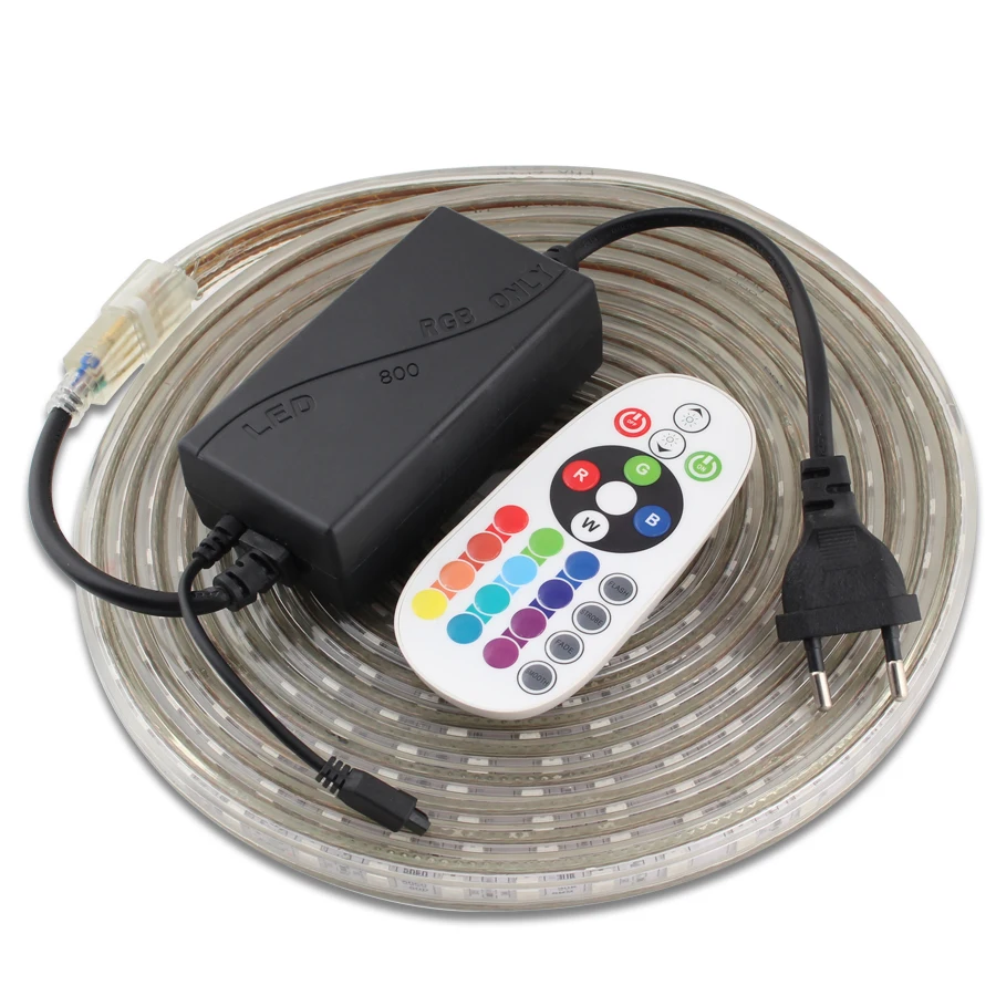 2019 LOW Price High Voltage Dimmable Flexible Waterproof Indoor Rope Lights 220v Strip Led 5050 RGB Light