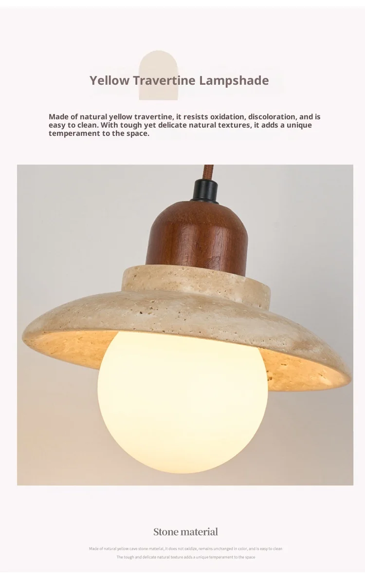 现代黄色洞石发光二极管壁灯可调光暖白光高CRI 90节能壁挂式家居装饰