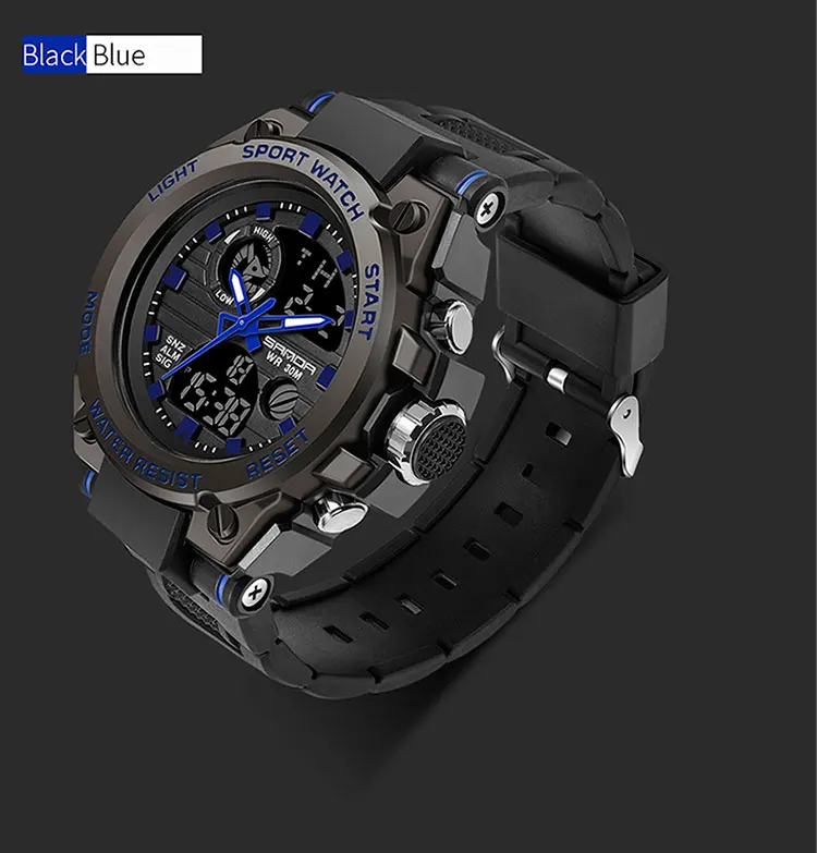 SANDA 739 Classic New Men Digital Wrist Watch Wholesale Original Waterproof Popular Low Price Best Outdoor Sports Watch for Men