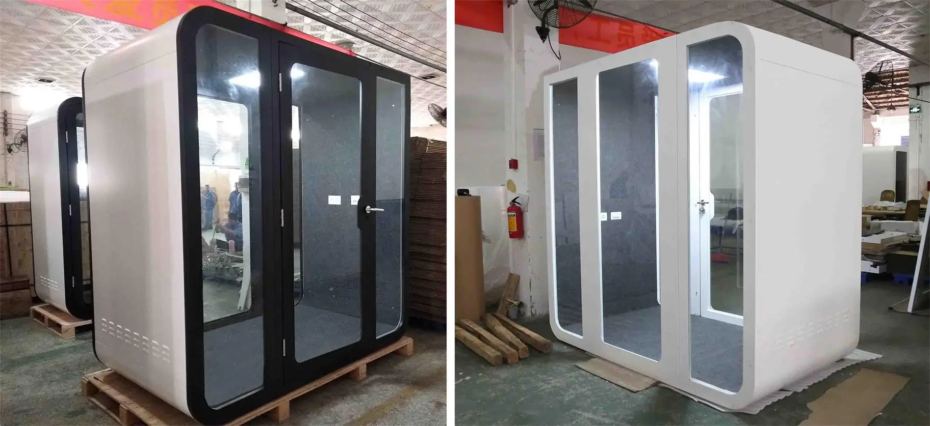 Kindle Privacy Indoor Aluminium Akustisches Design Büro Telefonzelle