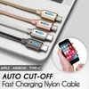 Auto Cut-off USB with LED Charging Cable for Iphone Fast Charging Cable