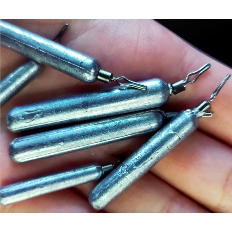 Fishing Pencil Lead Weights Cylinder Lead Sinker Barrel Type Lead
