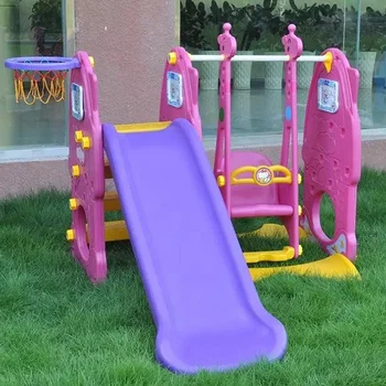 kids slide and swing