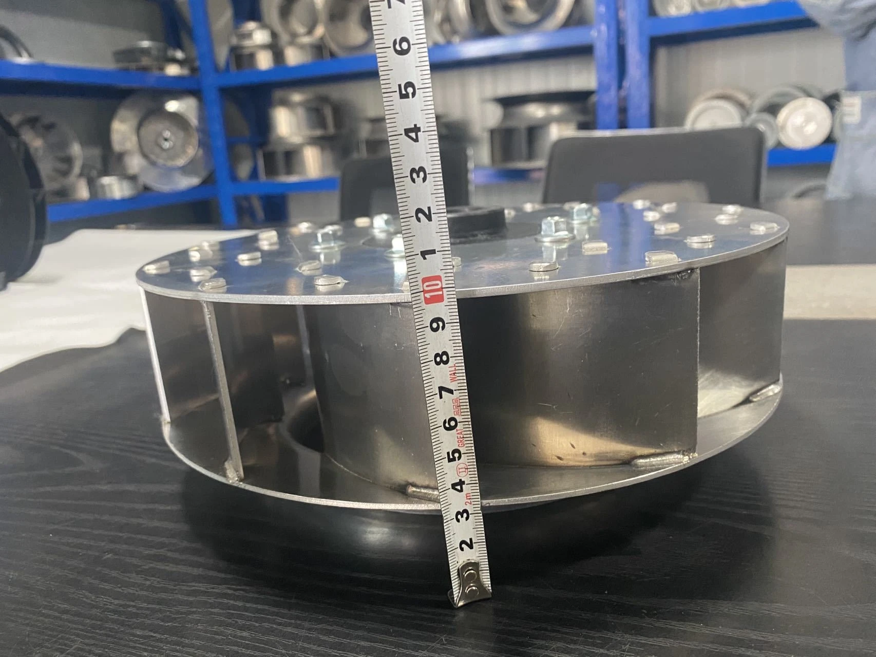 Riveted Wind Wheel Fan, 280mm, Aluminum, Centrifugal - detail 4