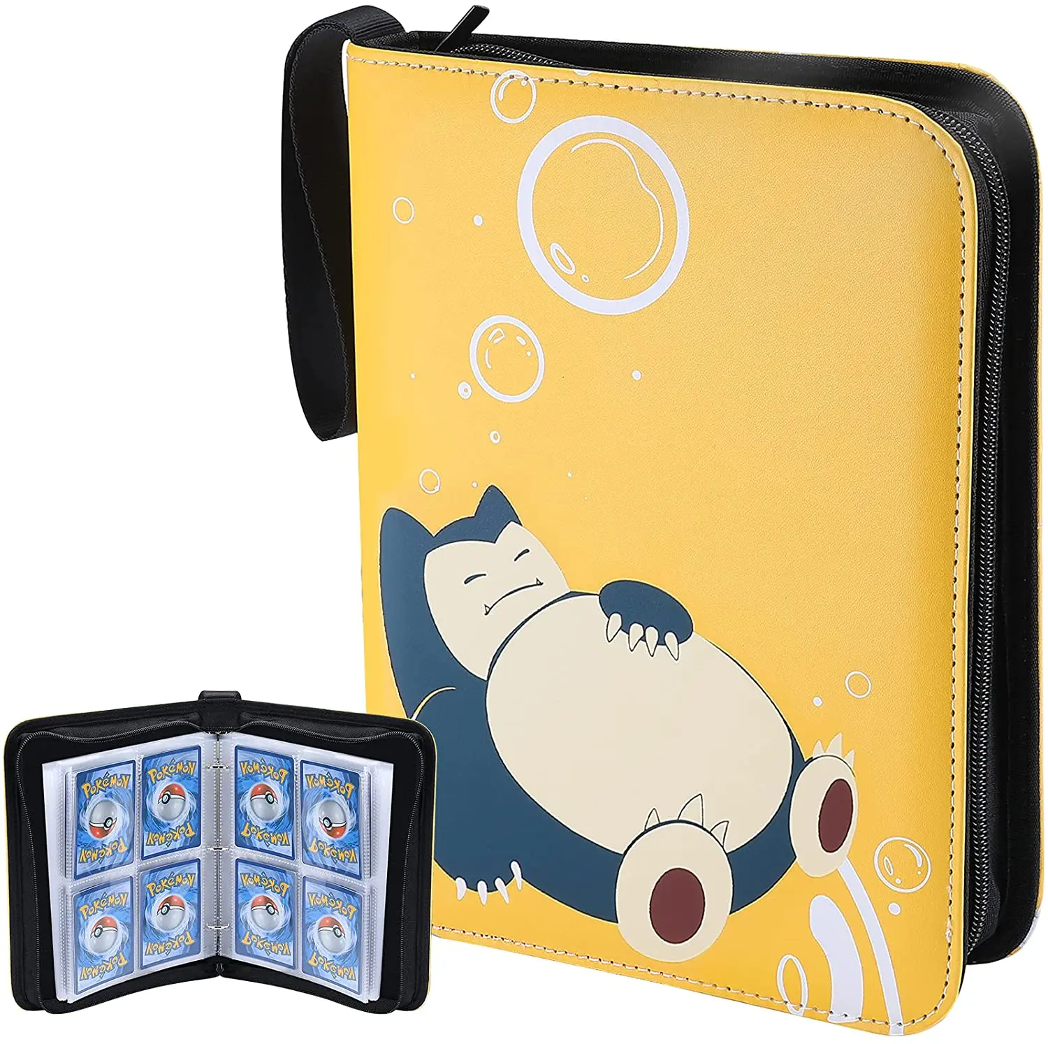 snorlax pokemon card binder 2023 Snorlax Game Card Folder