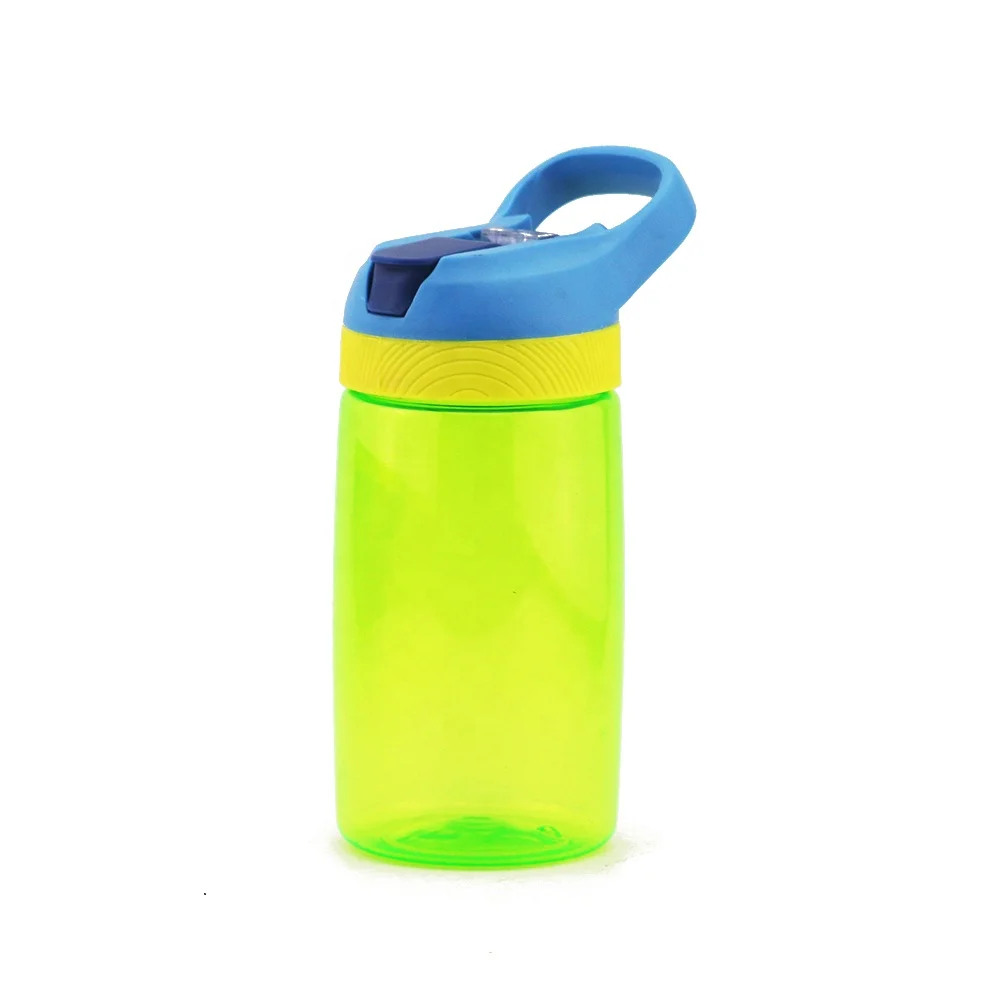 400ml Bpa Free Kids Clear Plastic Water Bottle Straw Drinking Children ...