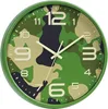 16 inch cheaper price round plastic military advertising wall clock