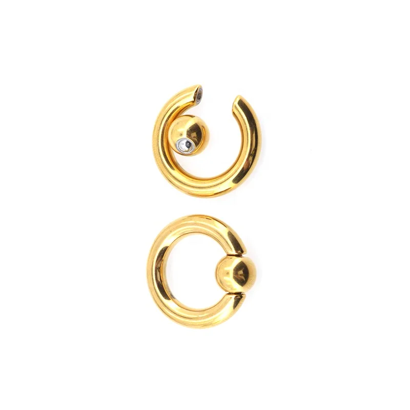 Toposh Gold Plated Ear Weight Bcr Ear Stretcher Jewelry - Buy Ear ...