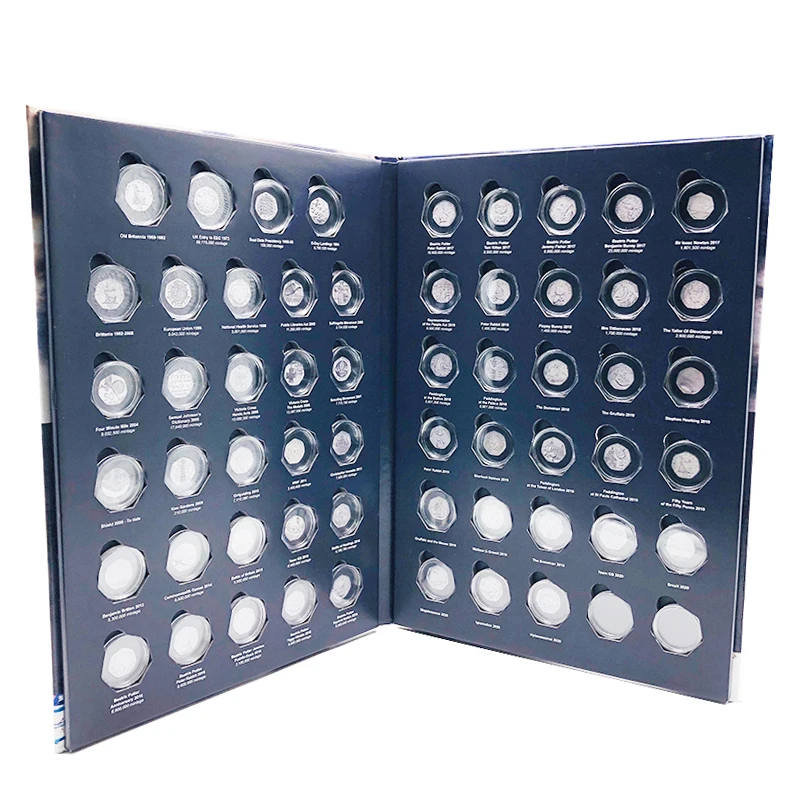 coin collection book for 50p