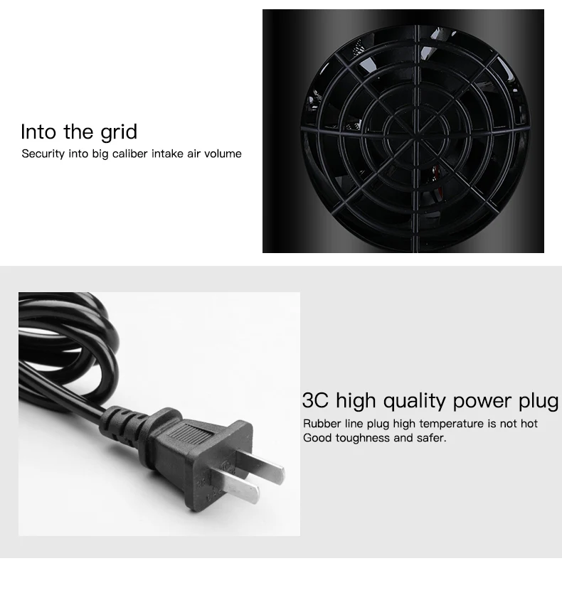 Living Room Portable Household PTC Electric Mini Heater With Fan
