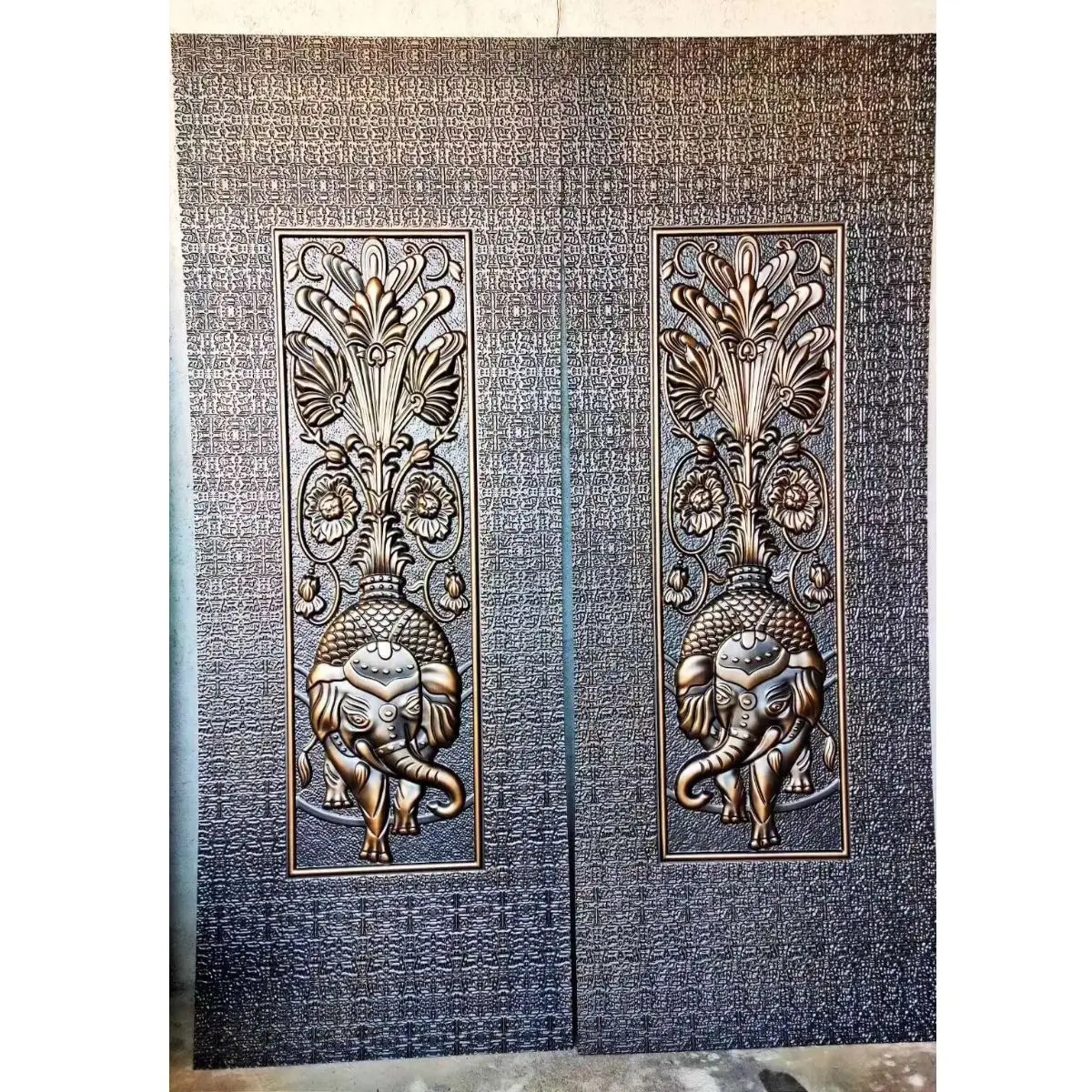 Metal Door Design Embossed Panel Iron Sheet Laminate Door Skins Metal