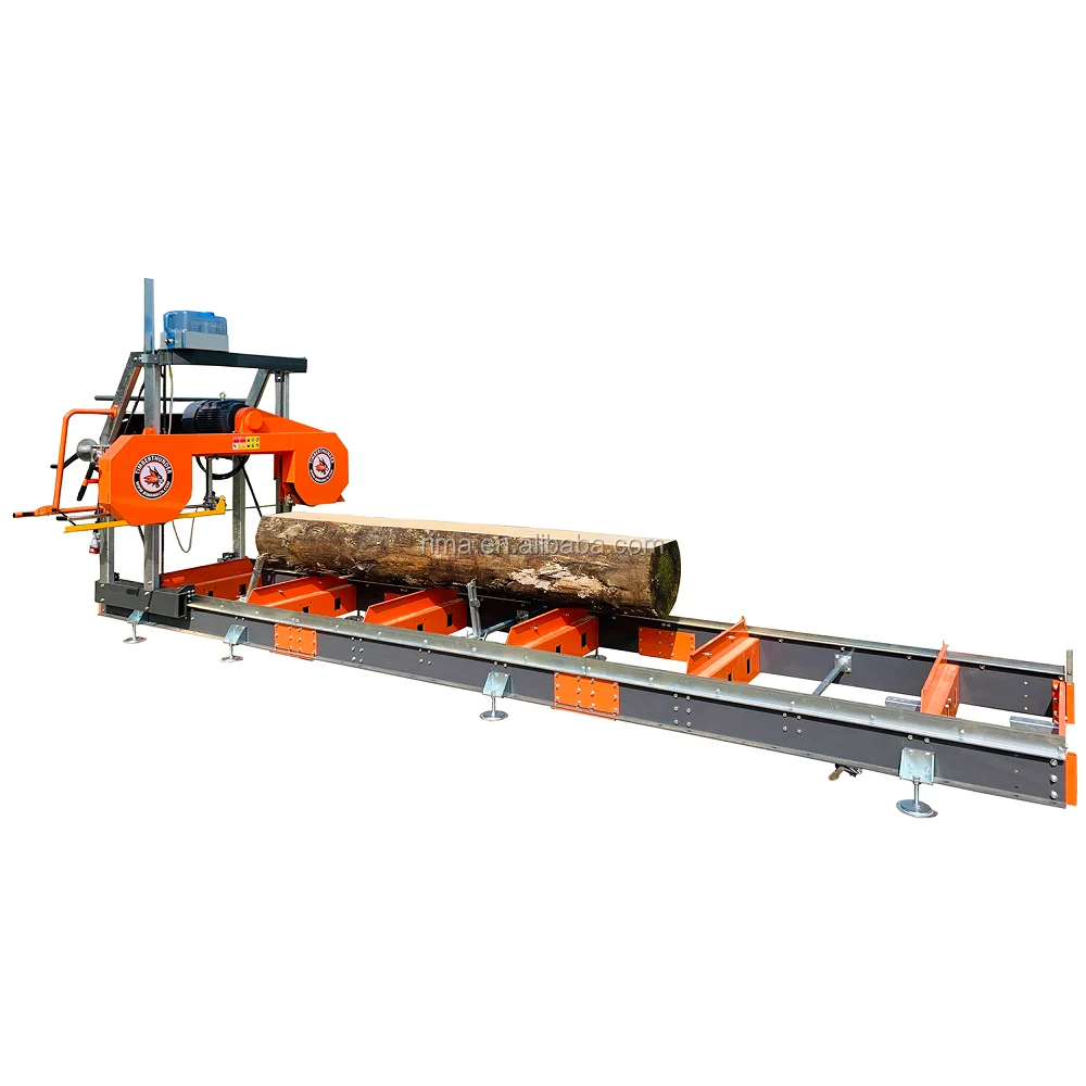 Portable Sawmill Horizontal Style Sawmill Wood Processing Band Chainsaw