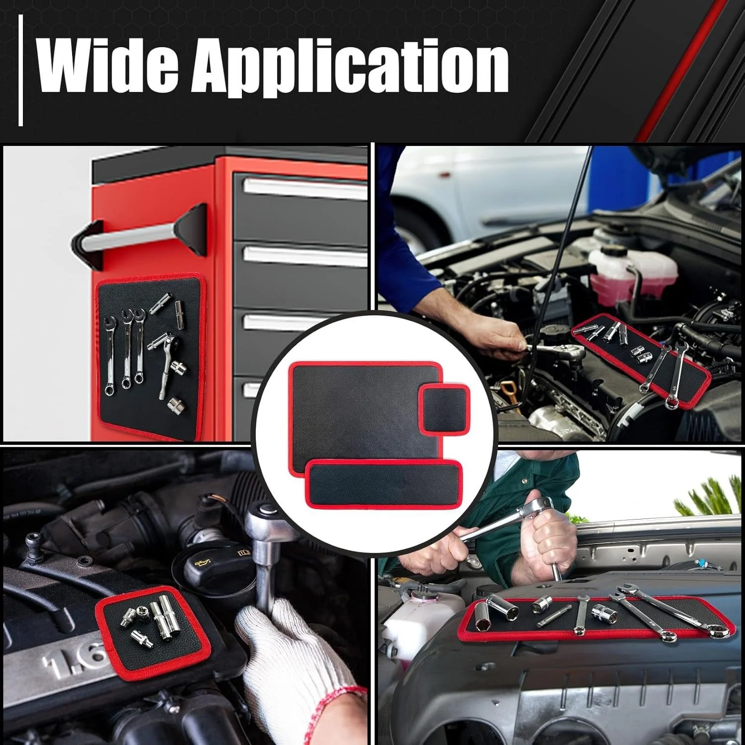 1/3pcs Magnetic Storage Mat Organizer Tool Holder Magnetic Tray Accessories for Screw Wrenches Screwdrivers Car Repair Tool