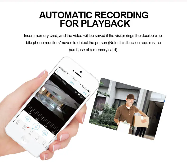 multi apartments video door phone indoor monitor works with iOS Android smartphone