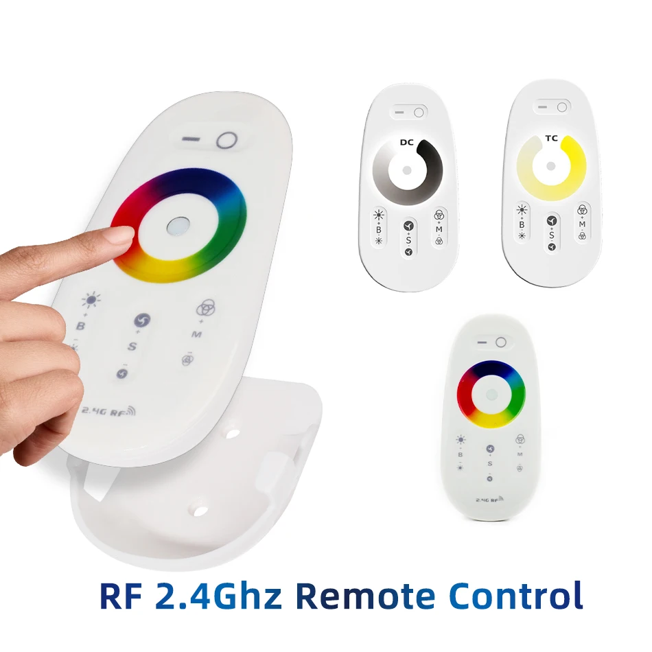 Led Dimmer Cob Controller Touch 2.4g Rf Wireless Remote Dc 12v 24v For ...