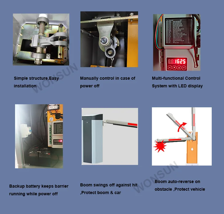 Intelligent Vehicle Barrier Gate,Servo Motor Auto Boom Gate