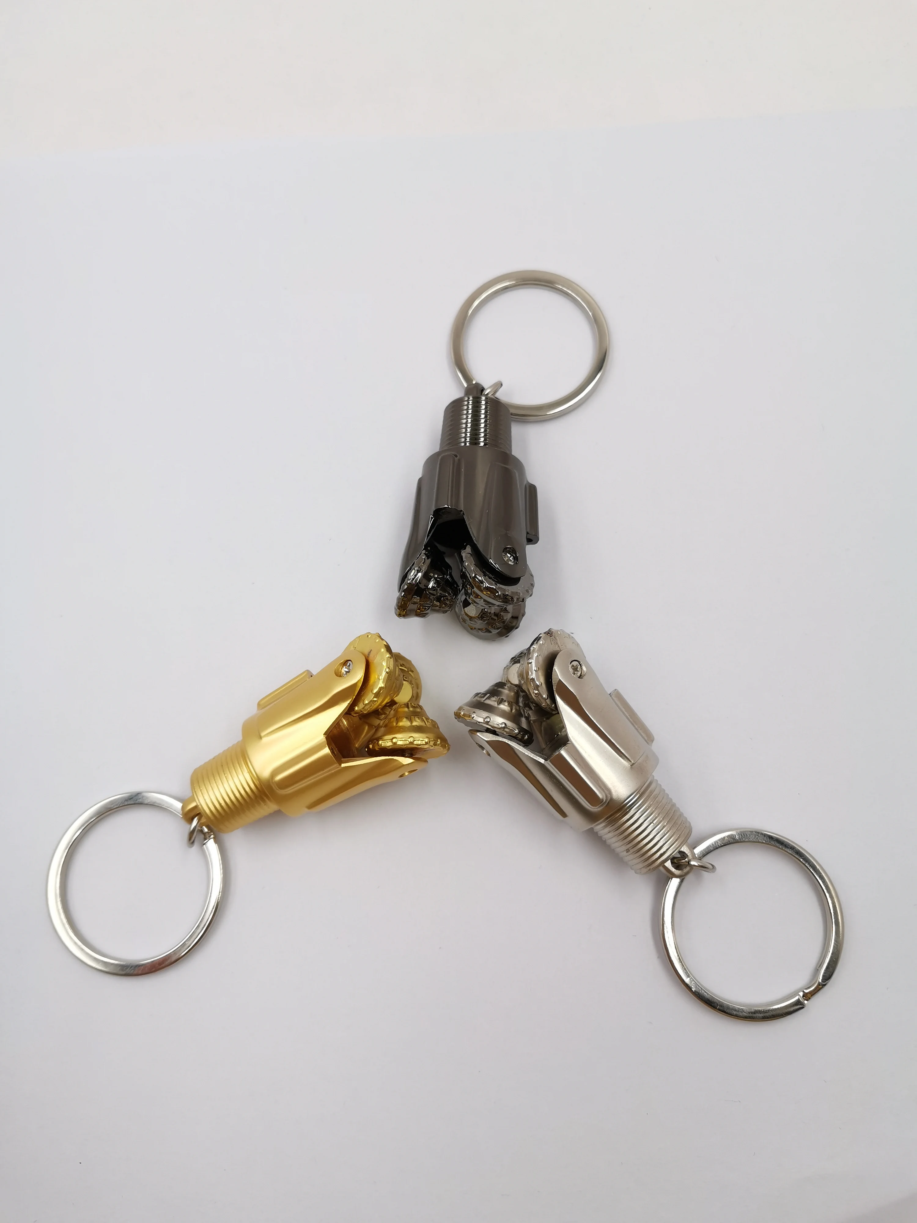 Big And Small 3d Drill Bit Movement Keychain For Oil Field Gift Buy 3d Drill Bit Movement