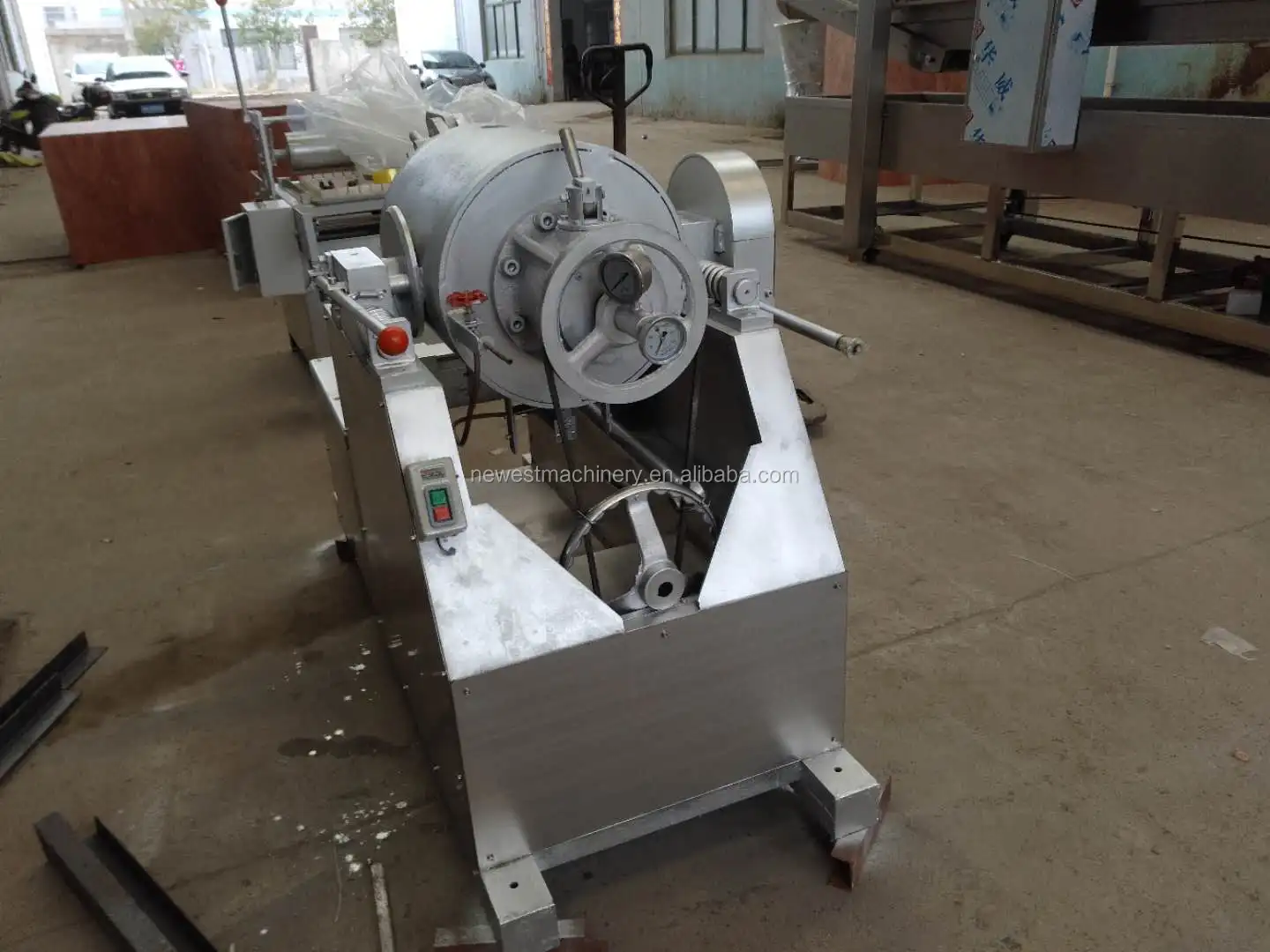 High Efficiency Corn Puff Machine Gas Large Air Steam Puffing Rice Machine Buy Corn Puff