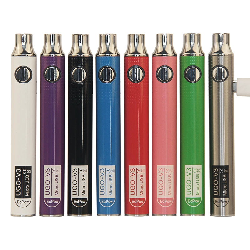 Rechargeable Battery 650 Mah Instock Vapes Carts Ugo V3 510 Thread ...