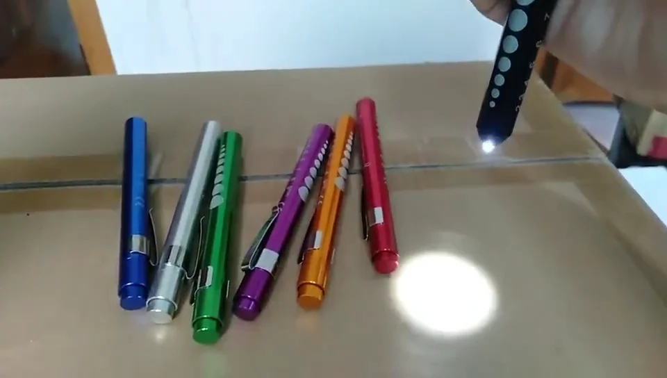 Diagnostic Medical Aid Pen Light Penlight Flashlight Pocket Torch With