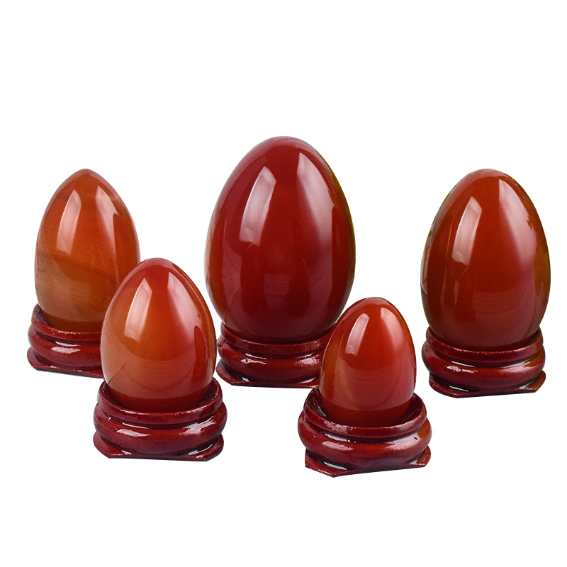 
Amazon High Quality Wholesale Carnelian Yoni Eggs for Kegel Exercise 