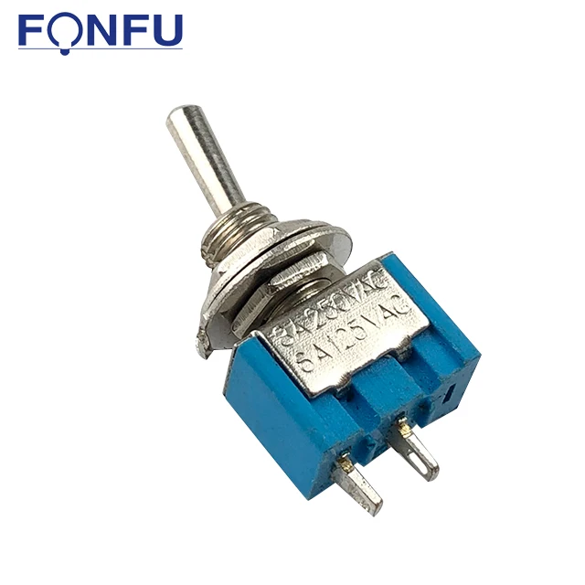 2 PIN SPST On-Off 2 posición 6 A 125 V Ac Mini Interruptores MTS-101 10 un 2 PIN SPST On-Off 2 posición 6 A 125 V Ac Mini Interruptores MTS-101 10 un