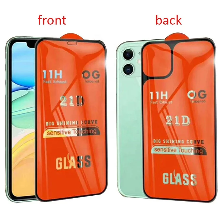 Wholesale Full Covered 11h 21d Tempered Glass For Iphone 11 Pro Max Screen Protector Buy 11h 3540