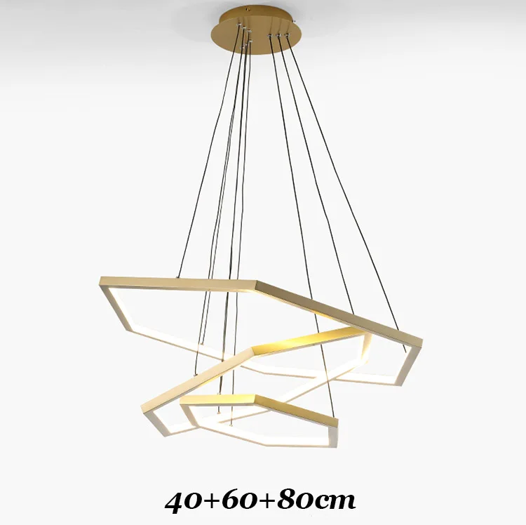Polygon new style pendant light irregular chandeliers pendant lights led gold chandelier