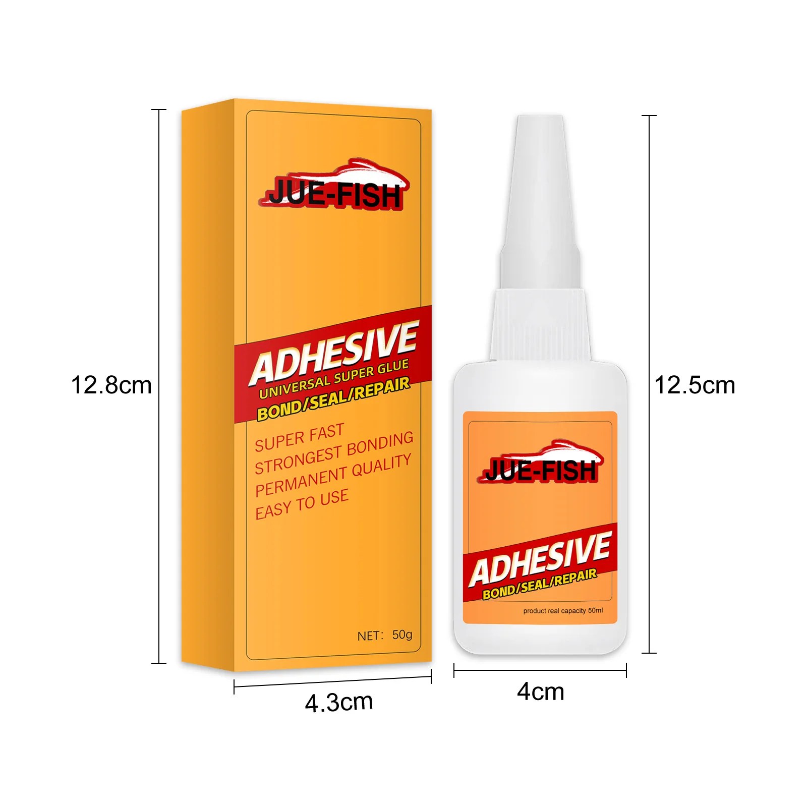 Juefish Oem Odm Repair Glue Extra Strong Adhesive Plastic Metal Glass