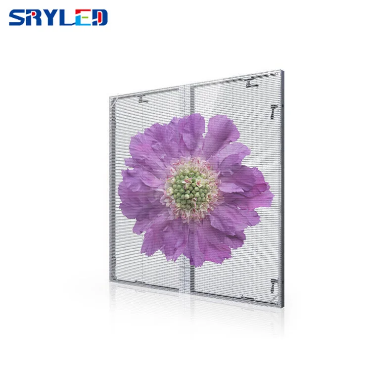 Indoor P3.91 Advertising Led Video Wall Window Transparent Glass Led Screen Display